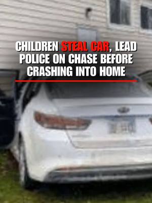 'I'M SORRY': Three young boys in Ohio — ages 8, 11, and 12 — led police on a chase in a stolen car before crashing into a home, authorities said. Police reported the 11-year-old was behind the wheel, and all three fled on foot after the crash.