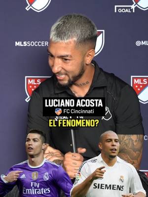 Which player was a better STRIKER … the original Ronaldo or Cristiano Ronaldo? 👀 We had former FC Cincinnati star Lucho Acosta pick between some of the GOATS 🐐 #football #soccer #MLS #ronaldo #cr7 #PremierLeague #laliga #drogba #suarez #goalusa #footballtiktok #soccertiktok