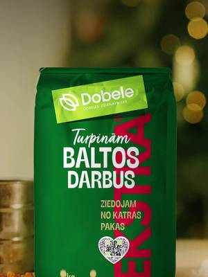 Labie darbi ir īstais Ziemassvētku brīnums - dari tos kopā ar mums! 🎄 Par katru Jūsu iegādāto “Dobeles dzirnavnieka” Ekstra miltu paku (1 kg un 2 kg) mēs atbalstīsim Bērnu slimnīcas fondu.💚 Mēs kopā ar bērniem sakām lielu paldies ikvienam, kurš šajā svētku laikā izvēlas „Dobeles dzirnavnieka” miltus!