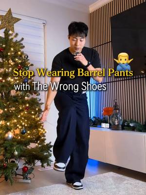 POV: You finally stopped ruining the silhouette of your barrel pants. 👖🚫 Stop breaking the flow with high-tops! Mules and boots are the only way to go for that clean, oversized look. How would you style these differently? 👇 #barrelpants #mensstyleguide #barreljeans #mensstyletips #mensfashiontips 