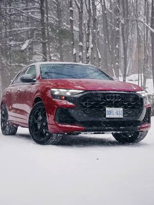 631hp. Twin-turbo V8.    Say goodbye to silent nights.    #Audi #AudiCanada #AudiRSQ8performance #VorsprungDurchTechnik