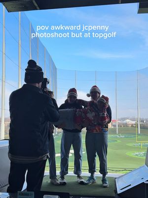happy christmas eve eve #topgolf #photoshoot #holiday @Uncensored Golf 