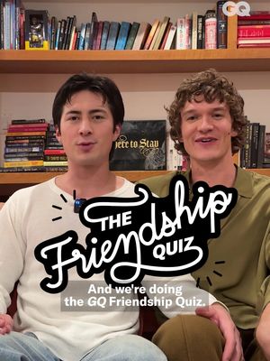 #HudsonWilliams and #ConnorStorrie of #HeatedRivalry might be hockey rivals (amongst other things) on-screen, but off-screen, they’re anything but—even when it comes to going head-to-head in GQ’s Friendship Quiz. 🫂 Read the full GQ HYPE at the link in bio.