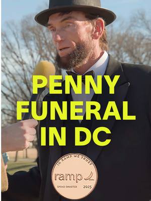 We threw a funeral for the penny in Washington DC 🪦 REST IN PENCE @James Klusaritz @Hallie @Amber Joy Layne @nolanlunsford @Honest Babe Lincoln @Abraham Lincoln @Cori Kennedy @kyleonthemic 