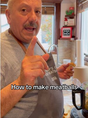 HOW TO MAKE MEATBALLS @Joe Scarlotta Sr. 🐐 #fyp 