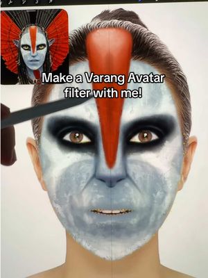 Go try it out and tag me!🔥💙 #varang #avatar #filter #avatarfireandash #digitalart 