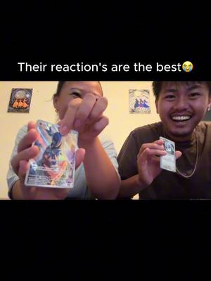 Reposting one of the best pull reactions we've ever seen😭 #pokemon #pokemontcg #godpack