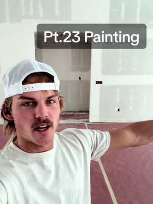 Pt.23 Painting my house #DIY #fyp #series #customhome #painting 