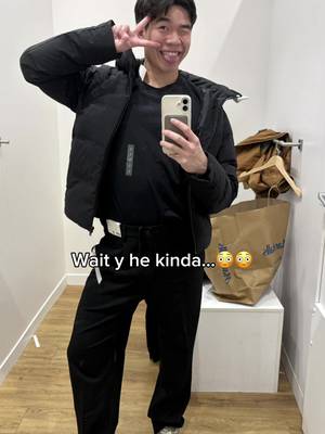 All blacked out fit check got the fitting room lit 