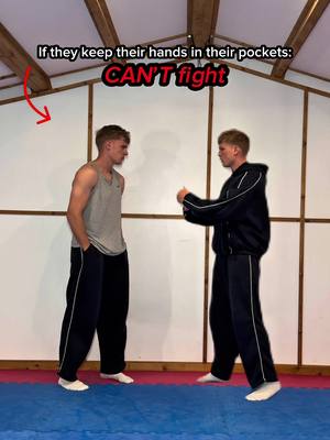 This means they CAN’T fight…