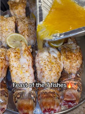 Christmas Eve feast of the 7 fishes 🔥 @Joe Scarlotta Sr. #fyp 