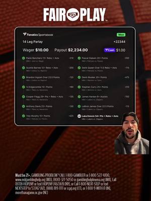 Fair Play came in clutch for so many bettors during the weekend 🤯 Major respect to @FanaticsBook for always having their users backs 🫡 