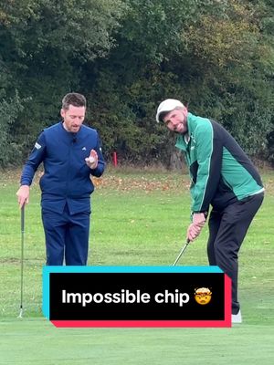 The IMPOSSIBLE chip shot 🤯 #bigwedge 