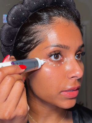 The Anua retinol eye cream brought my dull, tired under-eyes back to life. It’s officially my holy grail now. I still can’t believe how much brighter my under-eyes look💕 Korean skin care x brown skin baddies 🤎 @anua_global @Anua Store US #anua #retinol #eyecream #koreanskincare #darkcircles