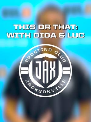This or That with Dida Armstrong + Luc Granitur, our first players signed to Sporting JAX's inaugural Men's team ⚽ Season tickets now… or later? No question — lock them in now! 👀🔥