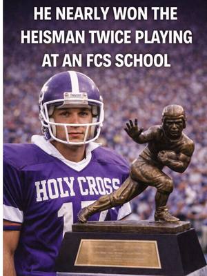 He almost won the Heisman twice while playing at an FCS school  #football #cfb #CollegeFootball 