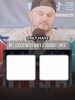 What NFL Logos have only Straight Lines? #nfl #nflfootball #sportstrivia 