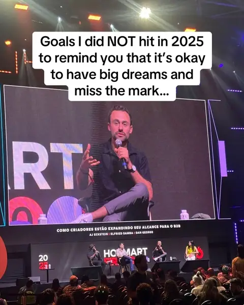 Here’s a list of goals I did NOT achieve in 2025 to remind you