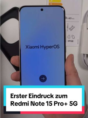 Xiaomi Redmi Note 15 Pro+ 5G erster Eindruck #xiaomi #redmi #note #smartphone #Tech @Xiaomi Deutschland 