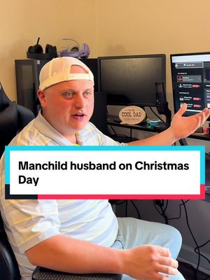 Manchild husband on Christmas Day #comedyskit #funnyskit #manchild 