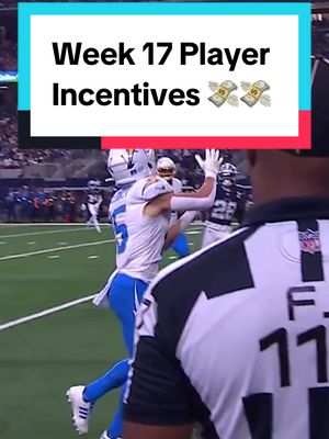 Player Contract Incentives are IN PLAY for Week 17 👀 #nfl #football #fantasyfootball #sports #fyp  