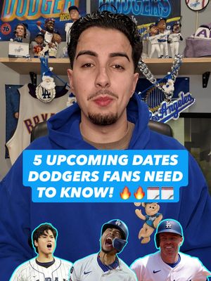 Dodgers offseason going by fast 😅 Here are some dates coming up you should circle on your calendar! #losangeles #dodgers #thingstodo 