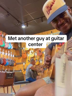 Edgar was too chill #guitar #fyp #guitarcenter #musician @Guitar Center 