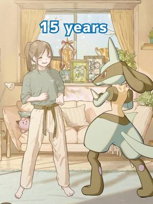 #ルカリオ との成長物語🥋🔥 Every hero starts small… even Lucario. この動画は #ポケモン たちと過ごす時間を切り取った #PokéMinutes シリーズ！今回のアニメーションは山吹あんさんが制作✨ #ポケミニッツ #Pokémon 