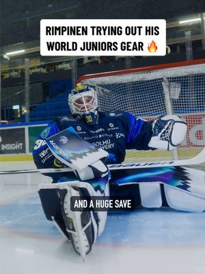 Who else can’t wait to see Rimpinen in action? #WorldJuniors 🙋‍♂️  #BauerHockey #hockeytiktoks #hockeygoalie #hockeytok 