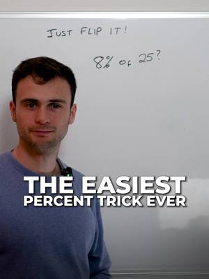 Using commutative thinking makes tough percentage questions surprisingly easy under pressure.