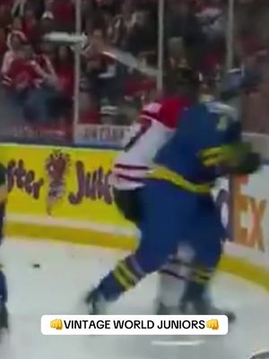 HONEY WAKE UP ITS WORLD JUNIOR TIME!🏒 Throwback to Marcus Folingo absolutely lighting John Klingberg up at the 2011 #WorldJuniors 👊 #fyp #foryou #foryoupage #hockey 