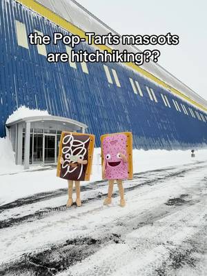 Pop-Tarts Bowl HERE THEY COME!! it's gonna be a GOOOOOOD game 😌 @goodyearblimp  #poptarts #poptartsbowl #ptbowl #protein #football