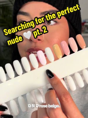 PART 2 of the search for the perfect color, watch til the end to see the winner 👀 #nailcolor #nailpolish #nudenails #essie #oliveandjune 