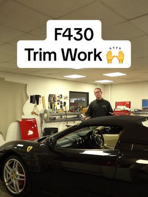 New trim work on this Ferrari F430! #kenthighperformancecars #ferrari #supercars 