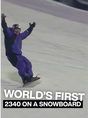 Hiroto Ogiwara landed the #WorldsFirst 2340 at X Games back in January #burton #snowboarding #snowboard #winter 