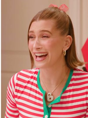 THIS POST IS NOT RECOMMENDED FOR CHILDREN UNDER 13. PARENTAL GUIDANCE ADVISED.🎅 🎥 Who’s In My Bathroom on @Hailey Bieber’s YouTube Channel 