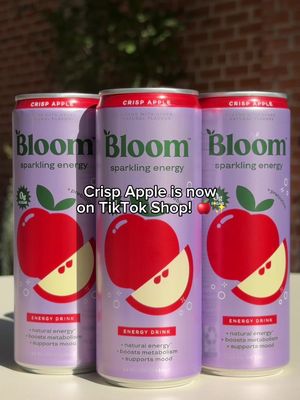 Your fave sparkling energy flavor just got easier to find ⚡🍎 Shop Crisp Apple on TikTok Shop! #crispapple #bloom #fyp #sparklingenergy 