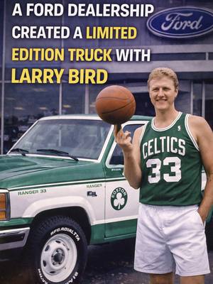 A dealership once made a special edition Larry Bird truck 😳 #NBA #nbabasketball #basketball 