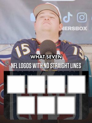 What NFL logos have NO straight lines? #nfl #nflfootball #sportstrivia 