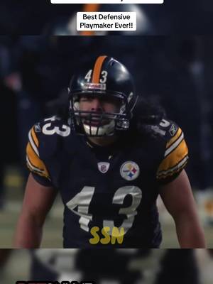 Troy Polamalu Was The Sickest Safety Ever!! @BetOnline  #troypolamalu #nfl #pittsburghsteelers #steelers #fyp