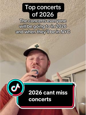 Here’s the concerts you don’t want to miss in 2026! This is what everyone will be posting in their stories! 🕺🪩#TikTokCreatorSearchInsightsIncentive #thingstodoinnyc #concerts #nyc #2026concert 