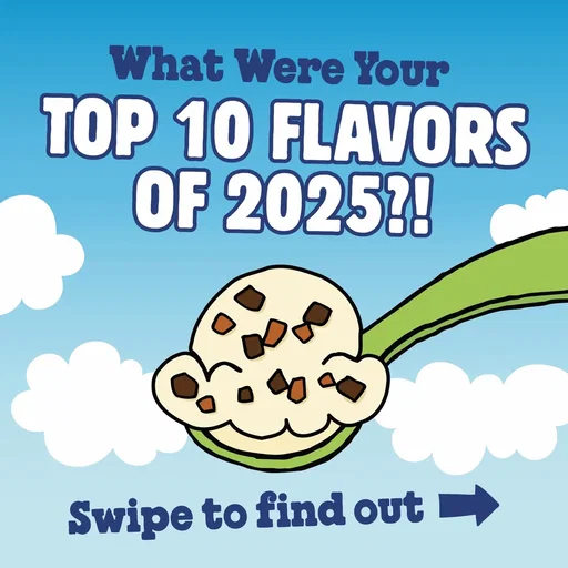 🥁 DRUMROLL, PLEASE! 🥁 The top Ben & Jerry's flavors of 2025 just dropped! Are your faves on the list? Order them all for delivery to your door now at the link in our bio! 
