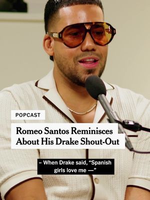 Romeo Santos sat down on the Popcast couch and recalled when Drake referenced Aventura on “The Motto” and their collaboration that followed. #romeosantos #drake #music #bachata #fyp