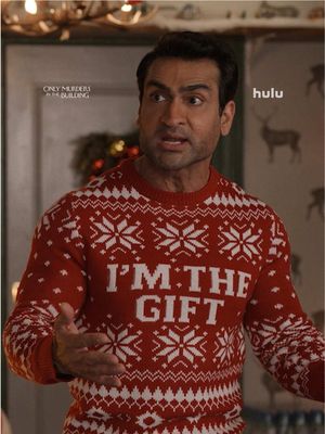When you're surrounded by tinsel and cheer, but your heart says NO. Now streaming: #OMITB 