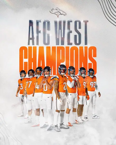 Goal No. 1 ✅ And we’re still climbing.  #broncos #nfl #afcwest #denver #playoffs 