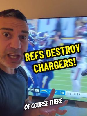 Wow, the NFL and the refs just handed the Texans the win here. Not good at all for the chargers!  #nflfootball #nflnews #chargers