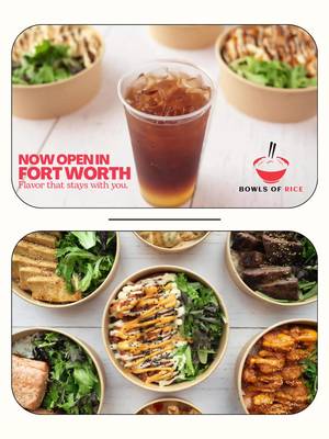 Fort Worth fam - WE HEARD YOU! 📣 WE’RE DOING IT! Bowls of Rice is officially expanding to #FortWorth 🤠 Tag your hungriest friend who needs to know! #dfw #fortworthfood #tcu #ricebowl 