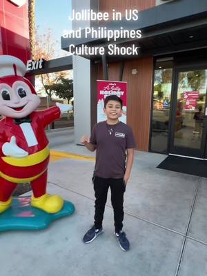 Culture shock Jollibee in Philippines vs United States.  #filipinofood #jollibee #foodiesoftiktok #tiktokphilippines #foodreview 