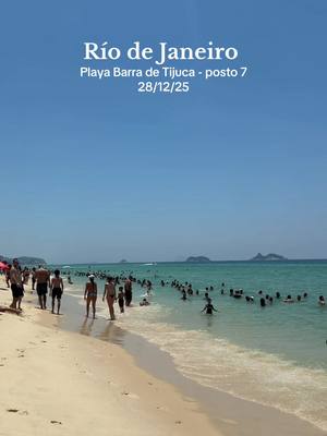 El agua calentita y un clima increibleeeeeee #riodejaneiro #barradatijuca #brasil #brazil #praiadabarra 