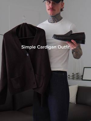 Simple cardigan outfit 